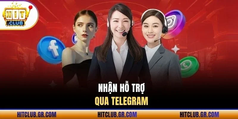 Nhận hỗ trợ qua Telegram